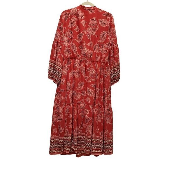 Vince‎ Camuto Womens Midi Dress  Size 16 Floral Pre-Owned - Picture 4 of 12